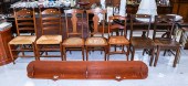 ASSORTMENT OF SEVEN CHAIRS 20t