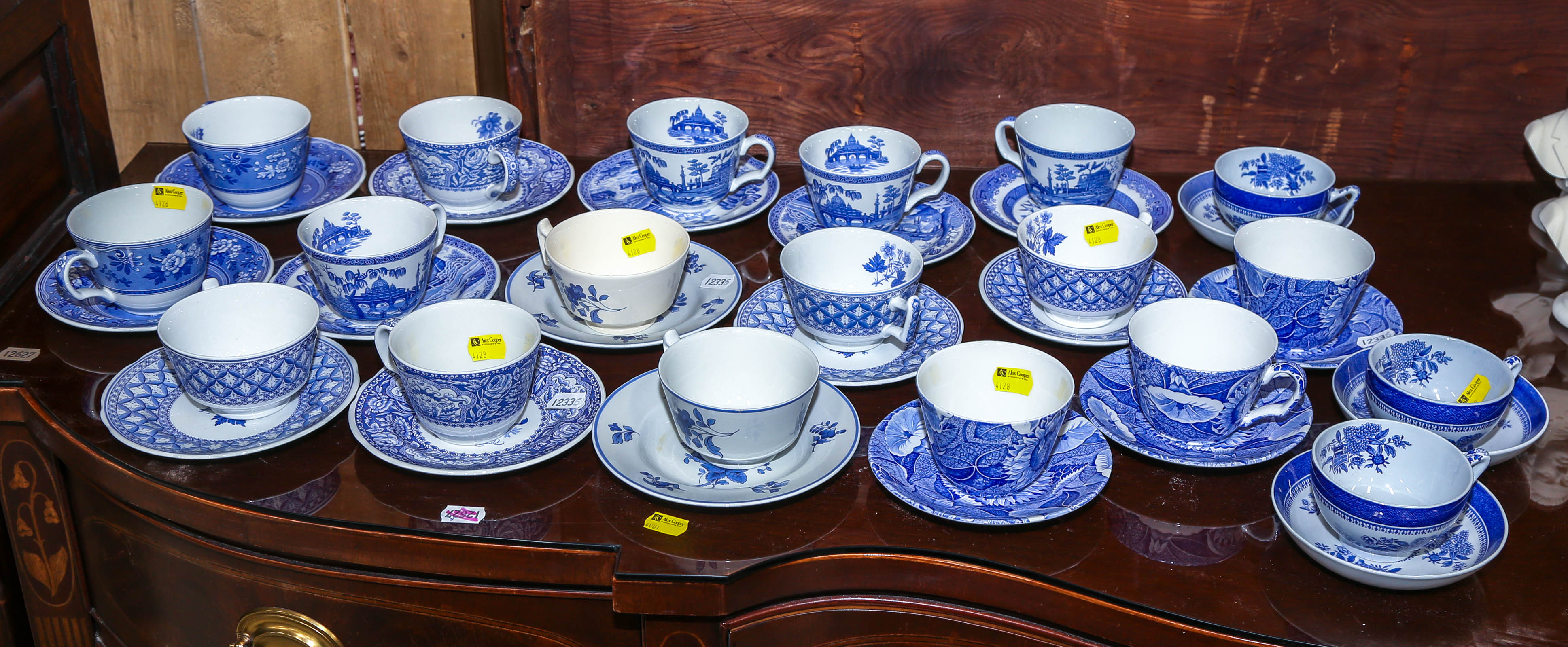 ASSORTMENT OF SPODE CUPS &