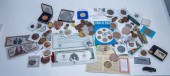 ASSORTMENT OF TOKENS & MEDALLI