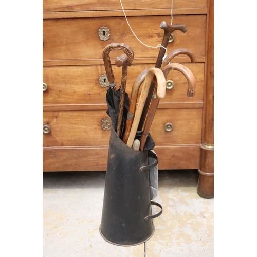 Assortment of vintage walking