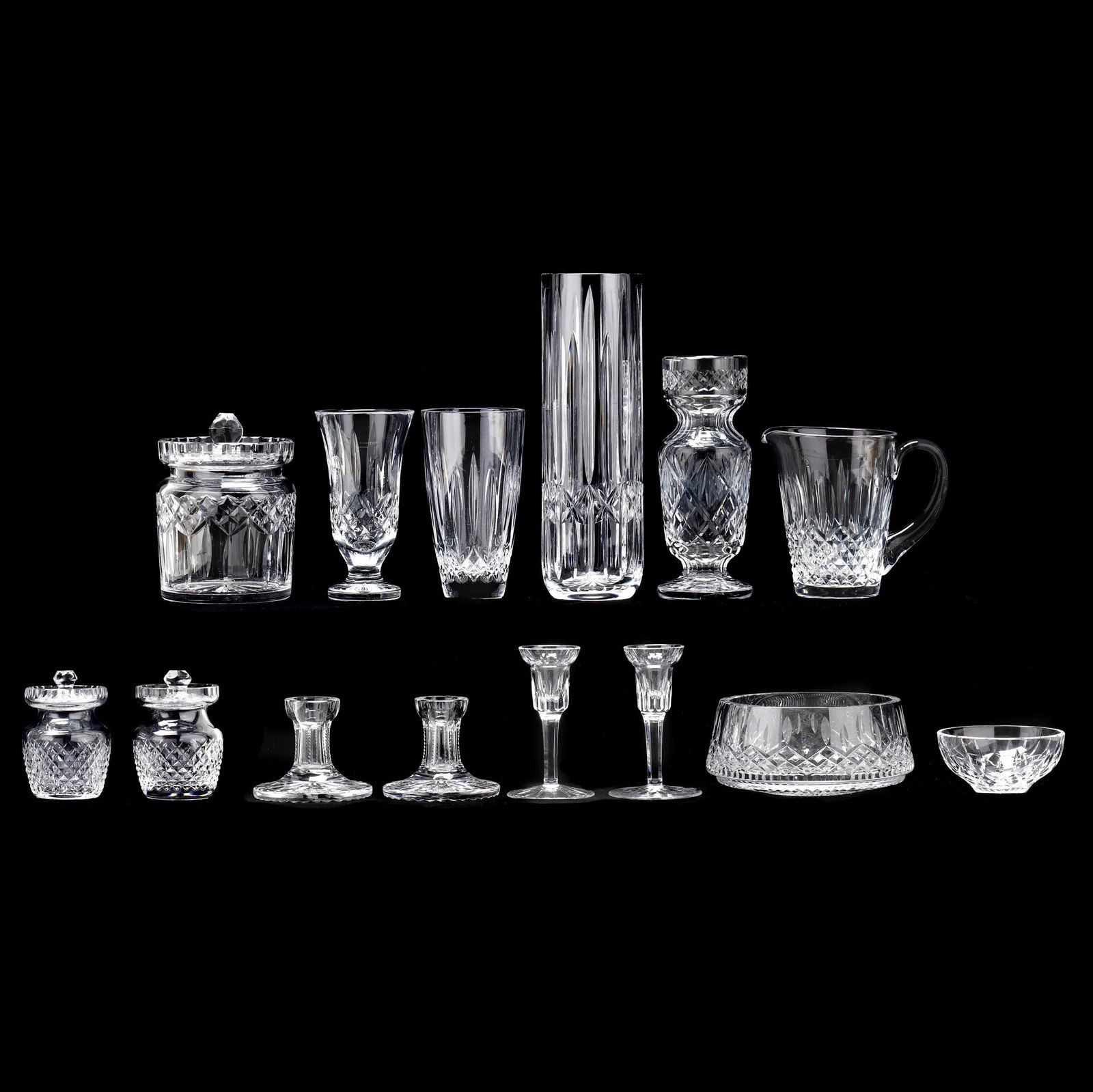 ASSORTMENT OF WATERFORD CRYSTAL