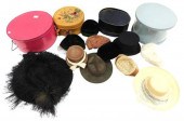 ASSORTMENT OF WOMEN'S HATS, ON