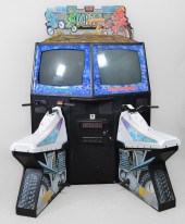 Atari Moto Frenzy arcade game,