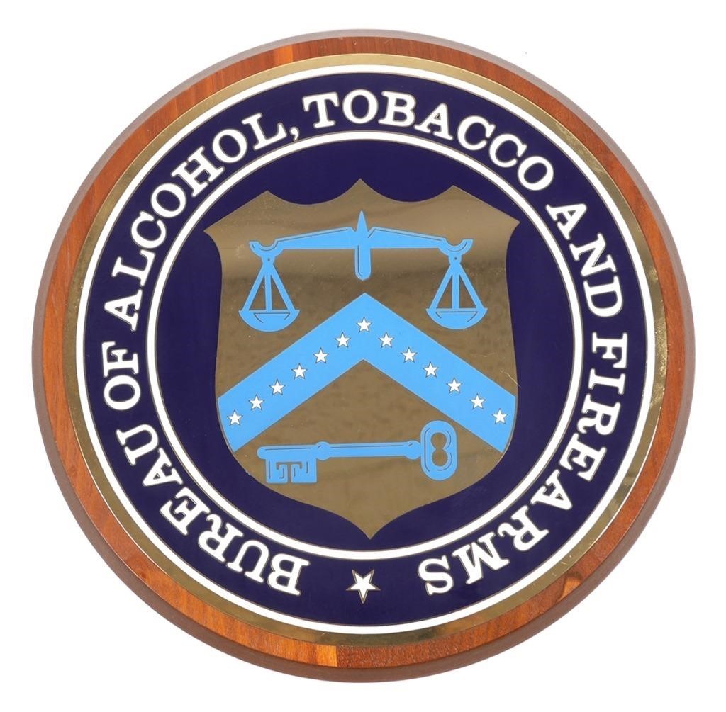 ATF BUREAU OF ALCOHOL TOBACCO AND
