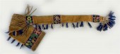 ATHABASCAN BEADED HIDE RIFLE C