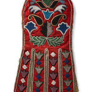 Athabaskan Beaded Wool Fire Bag