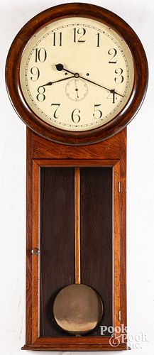 ATKINS CLOCK CO. ROSEWOOD REGULATOR