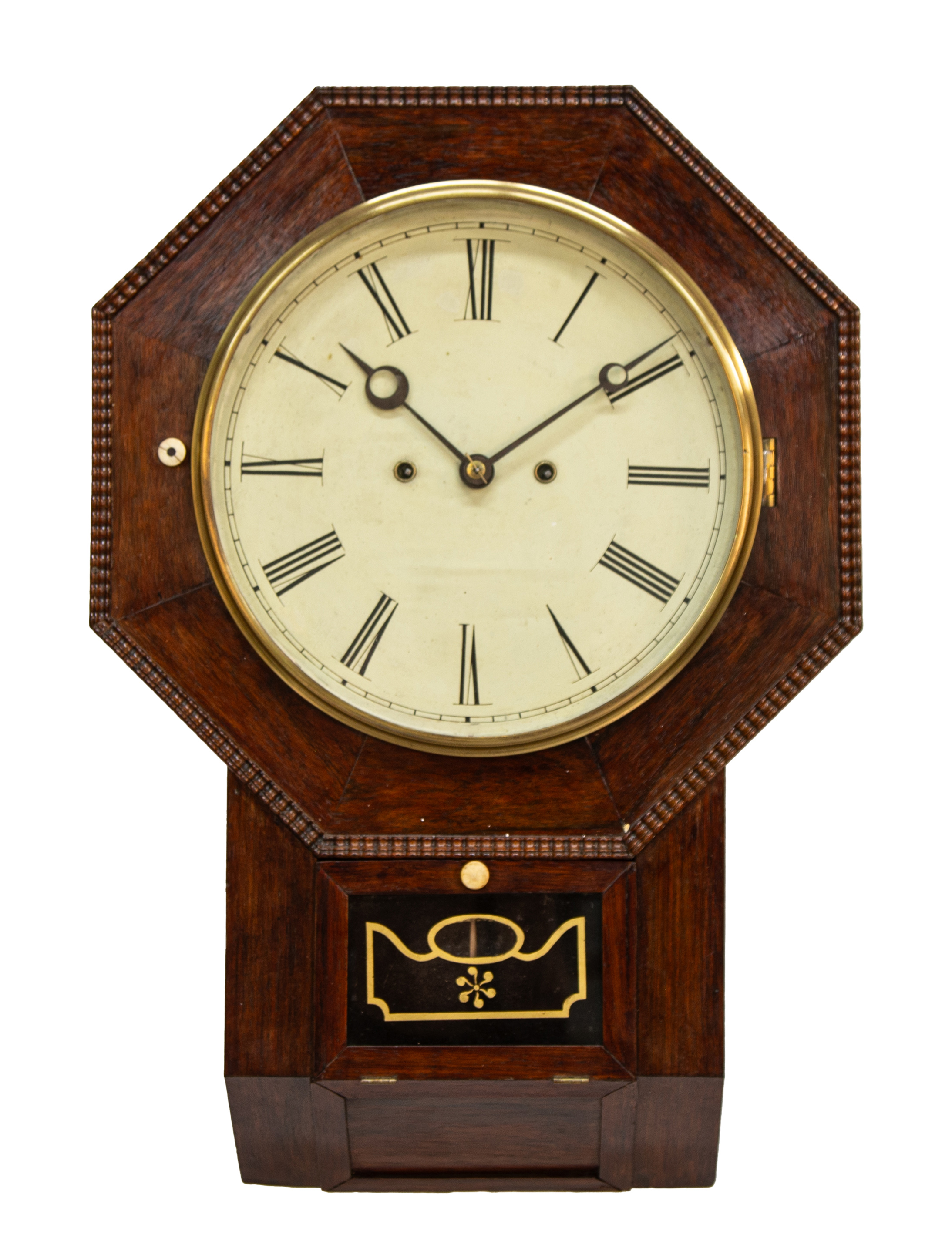 ATKINS OCTAGONAL WALL CLOCK Circa