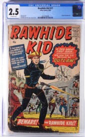 ATLAS COMICS RAWHIDE KID #17 C