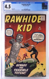 ATLAS COMICS RAWHIDE KID #22 C