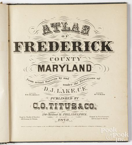 ATLAS OF FREDERICK COUNTY,