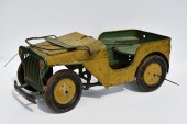 ATOMIC WORKER JEEP PEDAL CAR: