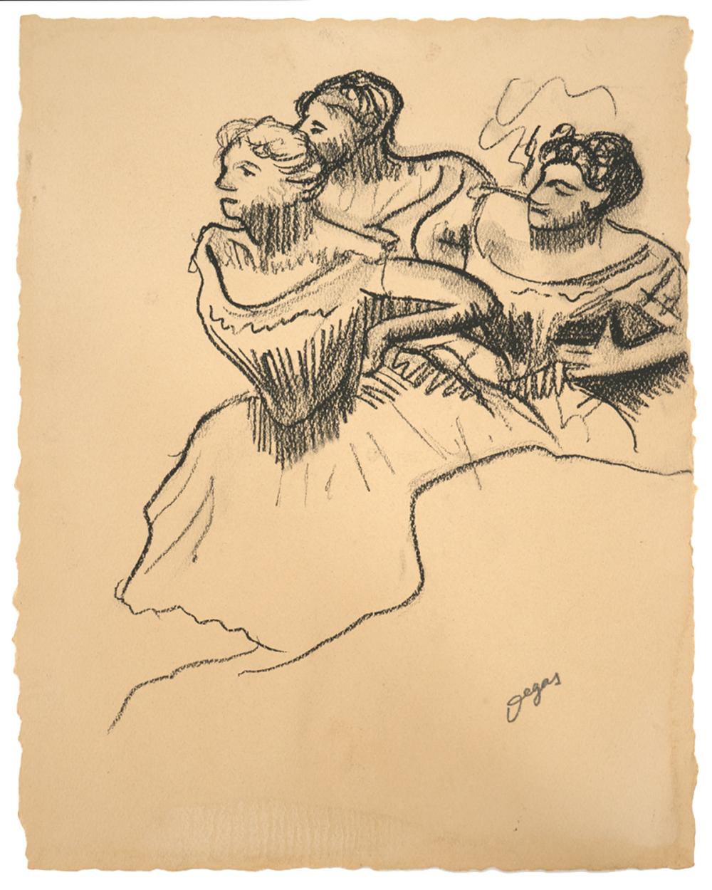ATTB. EDGAR DEGAS 'TROIS