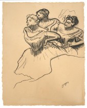 ATTB. EDGAR DEGAS 'TROIS DANSE