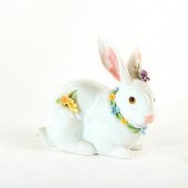 ATTENTIVE BUNNY (CARNATIONS) 1