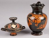 ATTIC POTTERY OINOCHOE WITH A