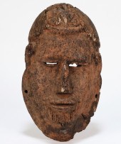ATTR. AFRICAN BINI TRIBE CARVE