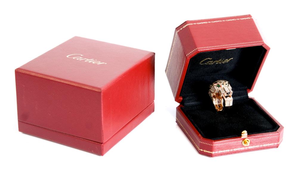 ATTR. CARTIER 18K RG & DIAMOND
