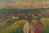 ATTR. ERIK RAADAL O/C PAINTING