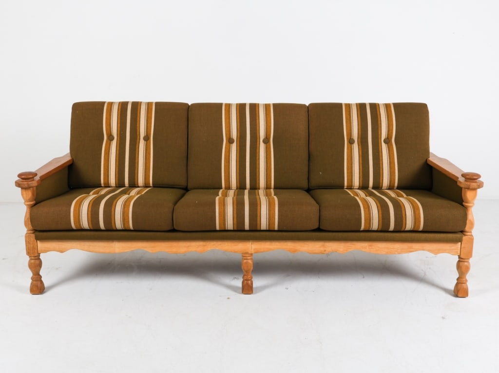 ATTR. KJAERNULF DANISH OAK SOFA