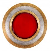 ATTR. MOSER, TEN ENAMEL & RUBY