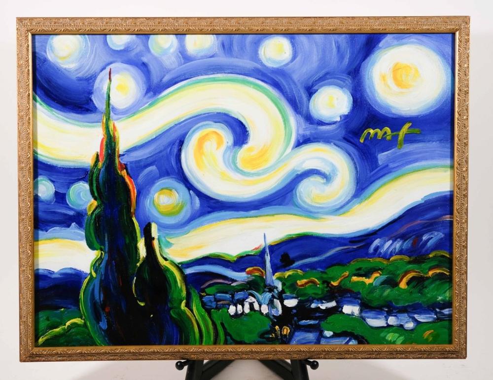 ATTR. PETER MAX "STARRY NIGHT"
