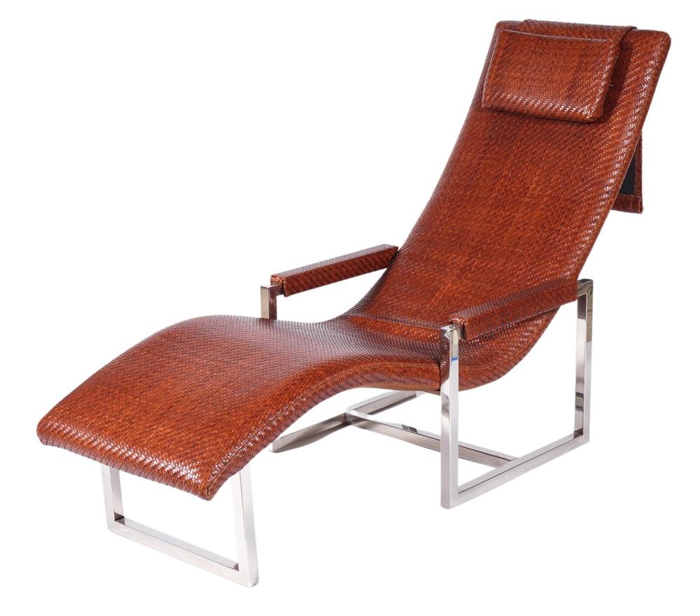 ATTR. RALPH LAUREN LEATHER & CHROME