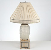 ATTR. RENE LALIQUE VASE, MOUNT