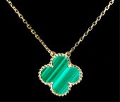 ATTR. VCA 18K YG MALACHITE ALH