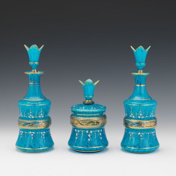 ATTR. WEBB ENGLISH GILT FRENCH BLUE