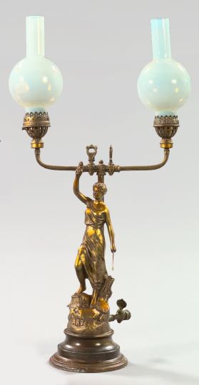 Attractive French Gold-Lacquered