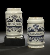 Attractive Pair of Delft Blue
