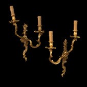 Attractive Pair of French Gilt