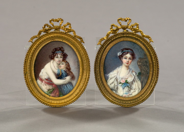Attractive Pair of French Oval