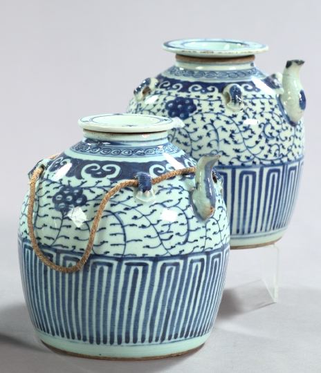 Attractive Pair of Tao-Kuang Blue