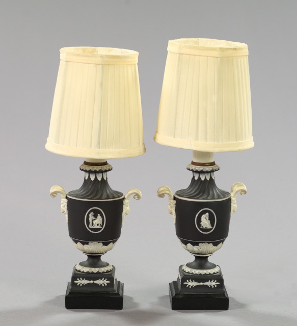 Attractive Pair of Wedgwood Black