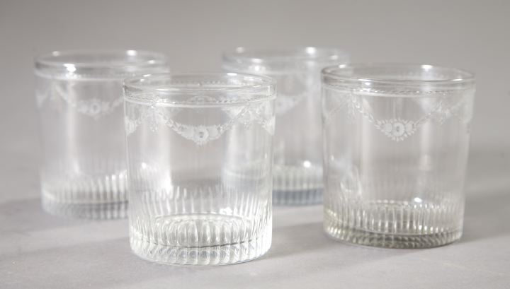 Attractive Set of Four Floral