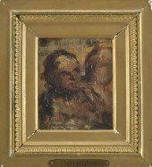 ATTRIB. DAUMIER OIL, STUDY OF
