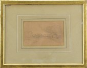ATTRIB. JBC COROT, SKETCH VILL