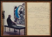 ATTRIB. JOAN MIRO LETTER & PHO