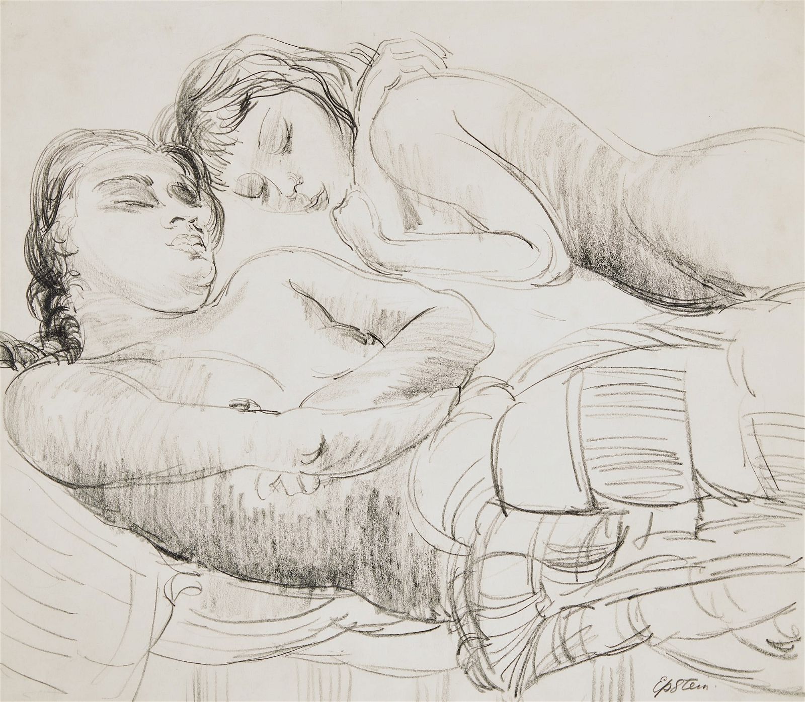 ATTRIB SIR JACOB EPSTEIN, STUDY