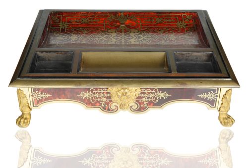 ATTRIBUTED BOULLE DESK SETwith a
