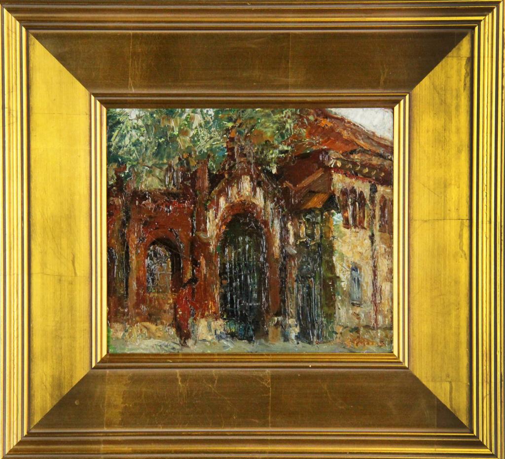 Attributed Gustave Loiseau Oil On