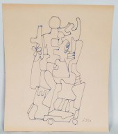 ATTRIBUTED, JEAN DUBUFFET, (FR