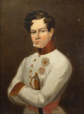 ATTRIBUTED MATIER OIL ON CANVA