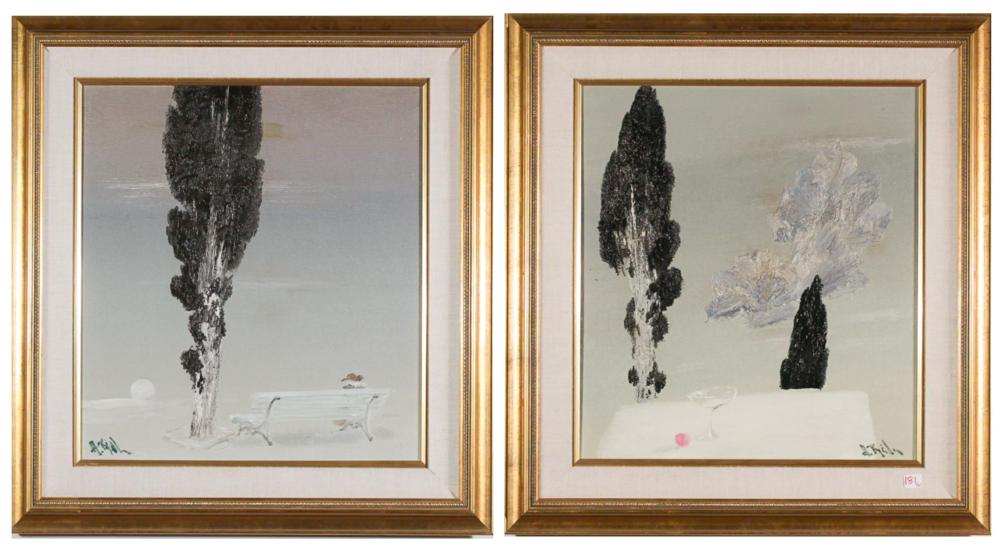 ATTRIBUTED TO ANATOLI KIDD TWO OILS