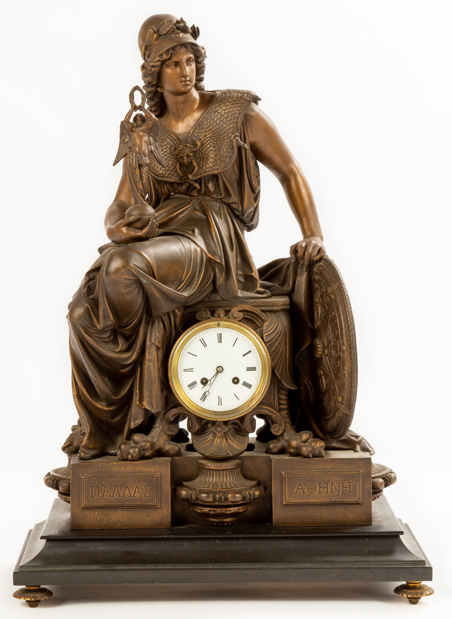 ATTRIBUTED TO ANSONIA FIGURAL