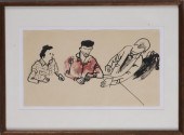 ATTRIBUTED TO BEN SHAHN: THREE