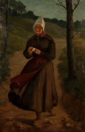 Attributed to Jules Breton Fre