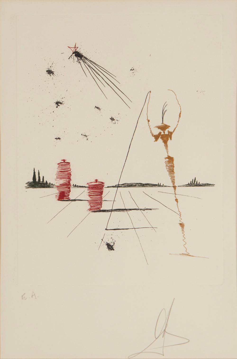 ATTRIBUTED TO SALVADOR DALI ,
